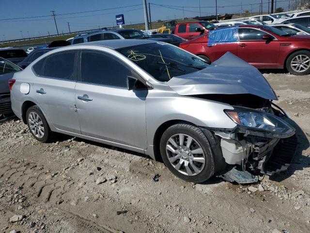 3N1AB7APXJY347364 - 2018 NISSAN SENTRA S SILVER photo 4