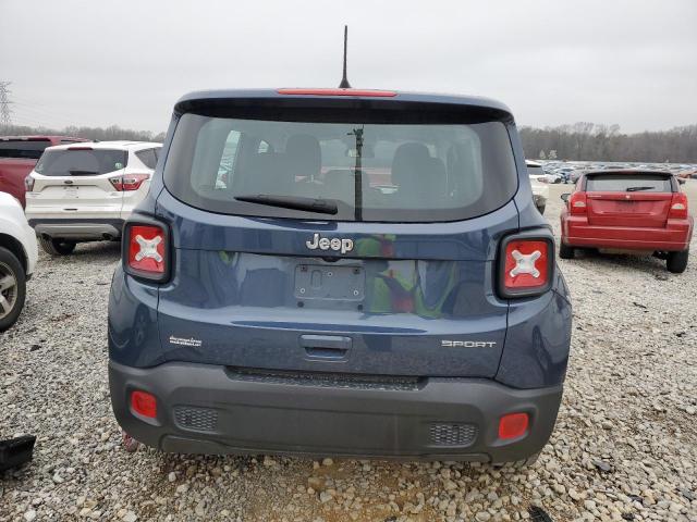 ZACNJCAB3MPM24063 - 2021 JEEP RENEGADE SPORT BLUE photo 6