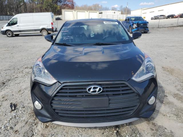 KMHTC6AE0EU186023 - 2014 HYUNDAI VELOSTER TURBO BLACK photo 5