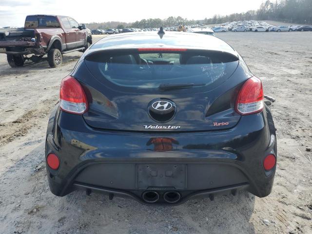 KMHTC6AE0EU186023 - 2014 HYUNDAI VELOSTER TURBO BLACK photo 6