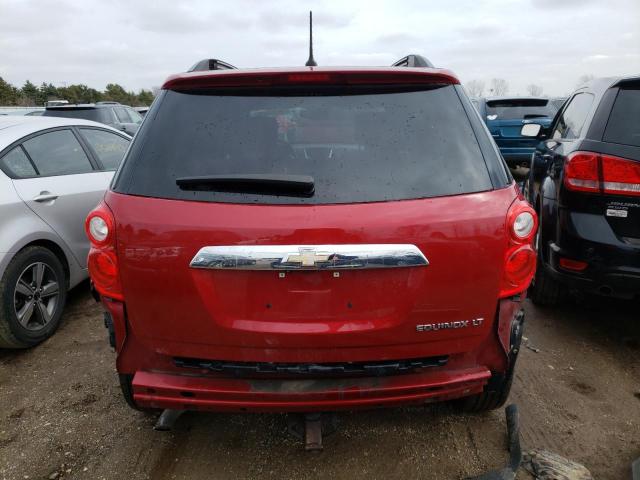 1GNALBEK7EZ136198 - 2014 CHEVROLET EQUINOX LT RED photo 6