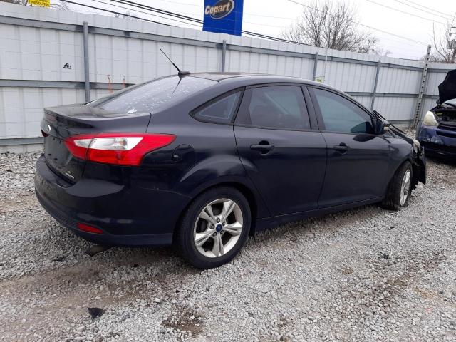 1FADP3F21EL233677 - 2014 FORD FOCUS SE BLACK photo 3