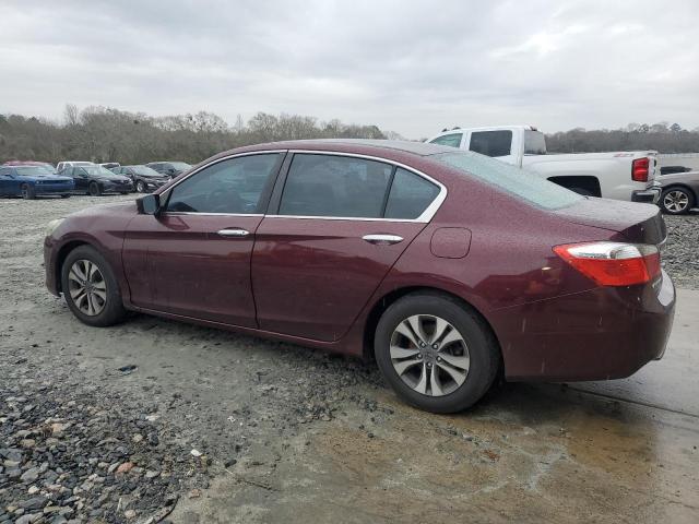 1HGCR2F39FA270414 - 2015 HONDA ACCORD LX BURGUNDY photo 2