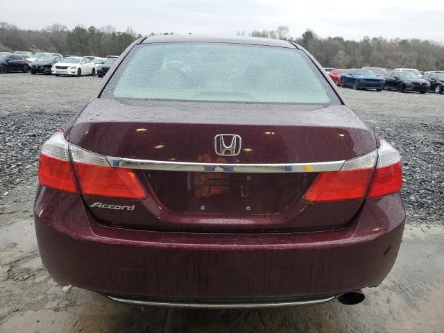 1HGCR2F39FA270414 - 2015 HONDA ACCORD LX BURGUNDY photo 6