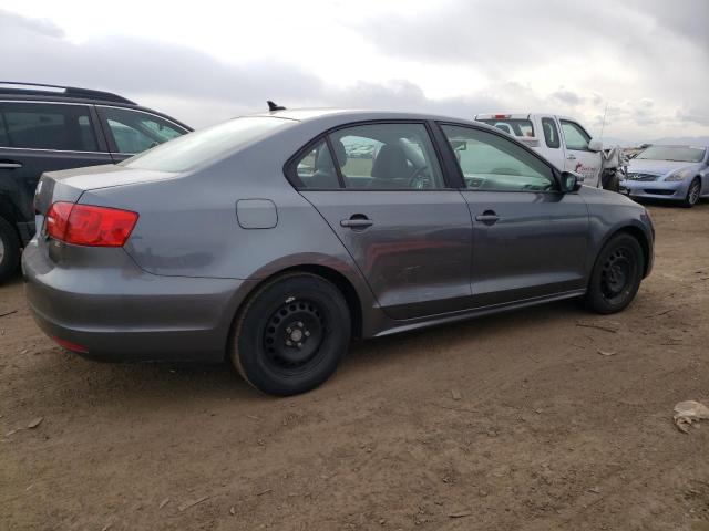 3VWD17AJ2EM266989 - 2014 VOLKSWAGEN JETTA SE GRAY photo 3