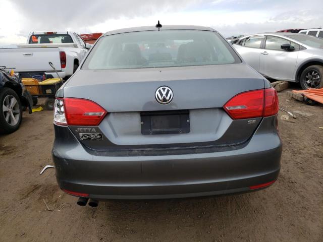 3VWD17AJ2EM266989 - 2014 VOLKSWAGEN JETTA SE GRAY photo 6