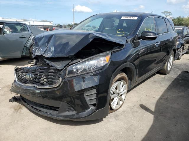 5XYPG4A34KG500783 - 2019 KIA SORENTO L BLACK photo 1