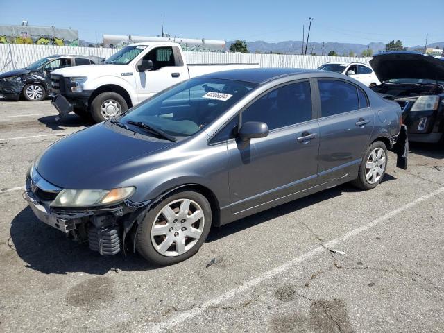 19XFA1F50AE058232 - 2010 HONDA CIVIC LX GRAY photo 1