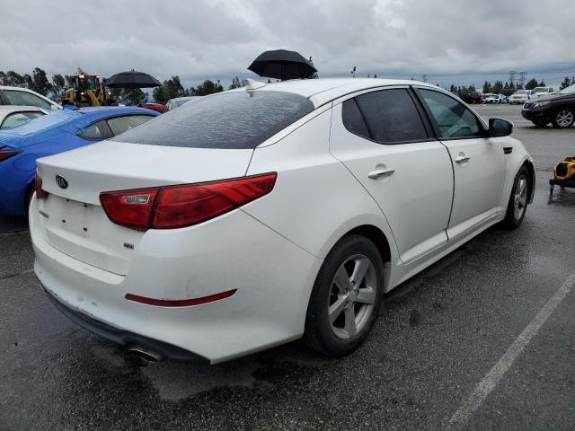 KNAGM4A74F5665059 - 2015 KIA OPTIMA LX WHITE photo 3