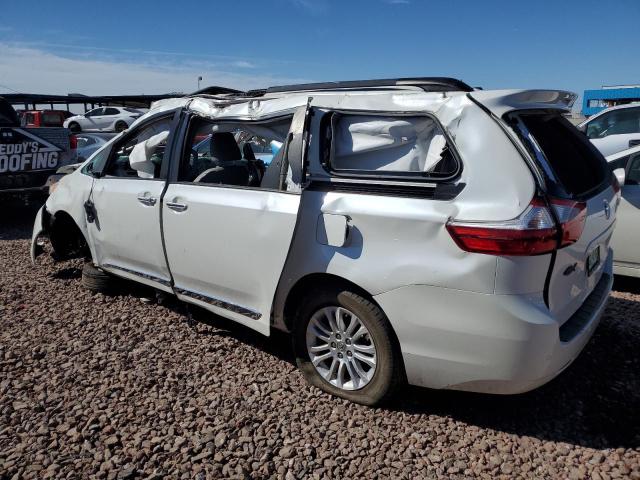 5TDYK3DC5FS685220 - 2015 TOYOTA SIENNA XLE WHITE photo 2