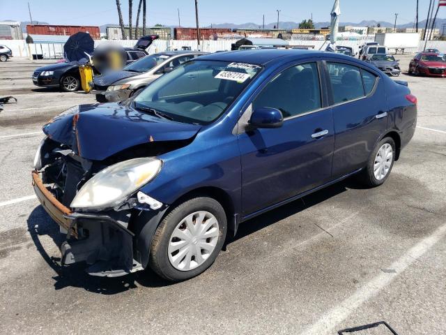 3N1CN7AP8EL806474 - 2014 NISSAN VERSA S BLUE photo 1