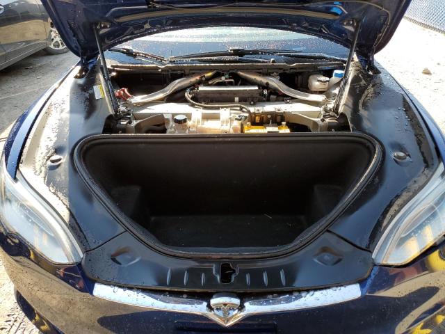 5YJSA1E20HF198405 - 2017 TESLA MODEL S Կապույտ լուսանկար 11