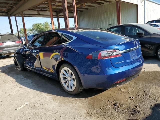 5YJSA1E20HF198405 - 2017 TESLA MODEL S Կապույտ լուսանկար 2