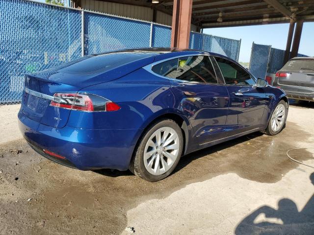 5YJSA1E20HF198405 - 2017 TESLA MODEL S Կապույտ լուսանկար 3