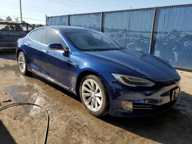 5YJSA1E20HF198405 - 2017 TESLA MODEL S Կապույտ լուսանկար 4