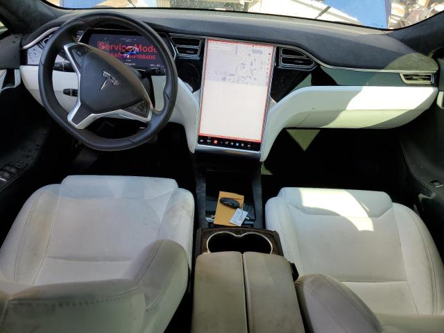 5YJSA1E20HF198405 - 2017 TESLA MODEL S Կապույտ լուսանկար 8