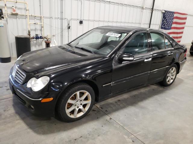 WDBRF92H17F914339 - 2007 MERCEDES-BENZ C 280 4MATIC BLACK photo 1