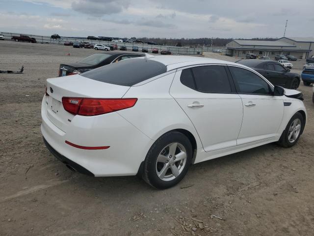 KNAGM4A77F5651141 - 2015 KIA OPTIMA LX WHITE photo 3