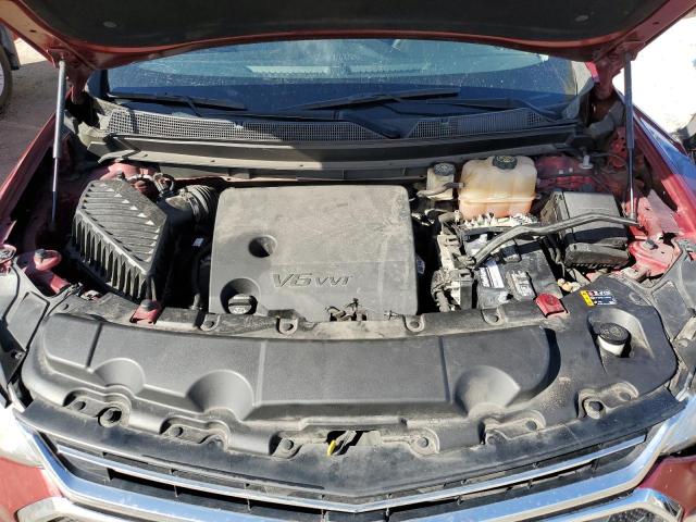 1GNERGKW6JJ281018 - 2018 CHEVROLET TRAVERSE LT Қызыл фото 12