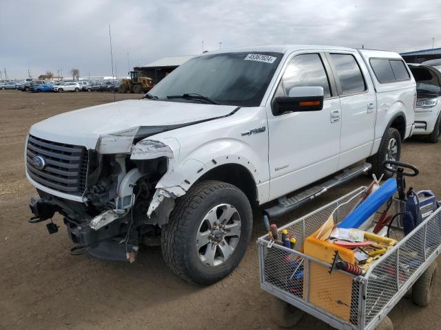 1FTFW1ET4BKD48490 - 2011 FORD F150 SUPERCREW WHITE photo 1