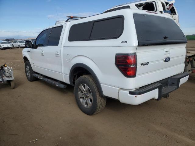 1FTFW1ET4BKD48490 - 2011 FORD F150 SUPERCREW WHITE photo 2