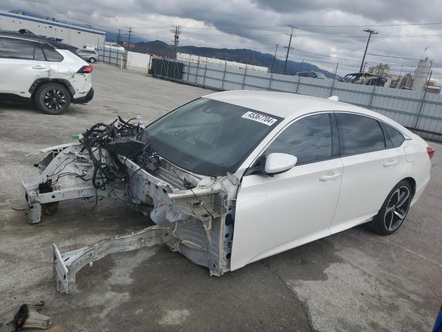 1HGCV1F30KA045265 - 2019 HONDA ACCORD SPORT WHITE photo 1