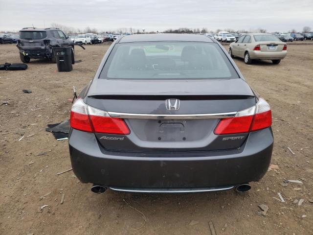 1HGCR2F53DA145889 - 2013 HONDA ACCORD SPORT CHARCOAL photo 6