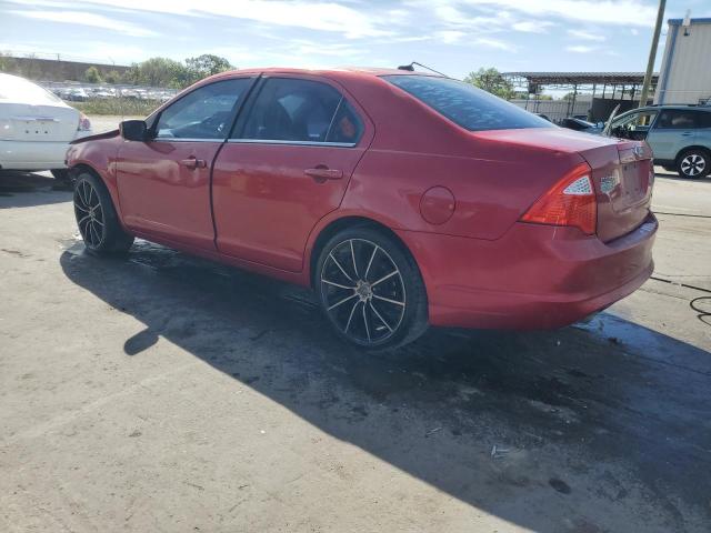 3FAHP0HG7BR168372 - 2011 FORD FUSION SE RED photo 2