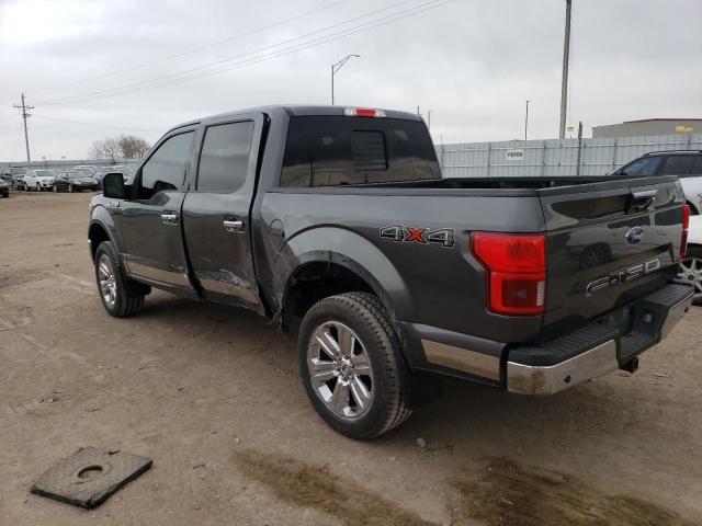 1FTEW1E51JFB12108 - 2018 FORD F150 SUPERCREW GRAY photo 2