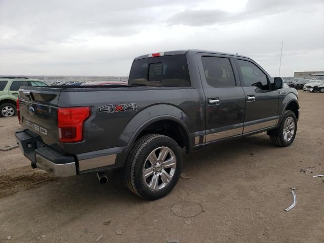 1FTEW1E51JFB12108 - 2018 FORD F150 SUPERCREW GRAY photo 3