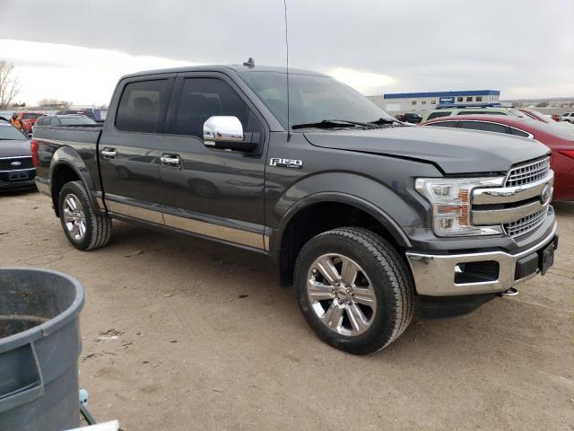1FTEW1E51JFB12108 - 2018 FORD F150 SUPERCREW GRAY photo 4