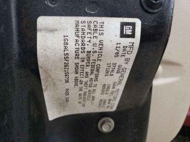 1G8AL55F26Z156738 - 2006 SATURN ION LEVEL 3 BURGUNDY photo 12