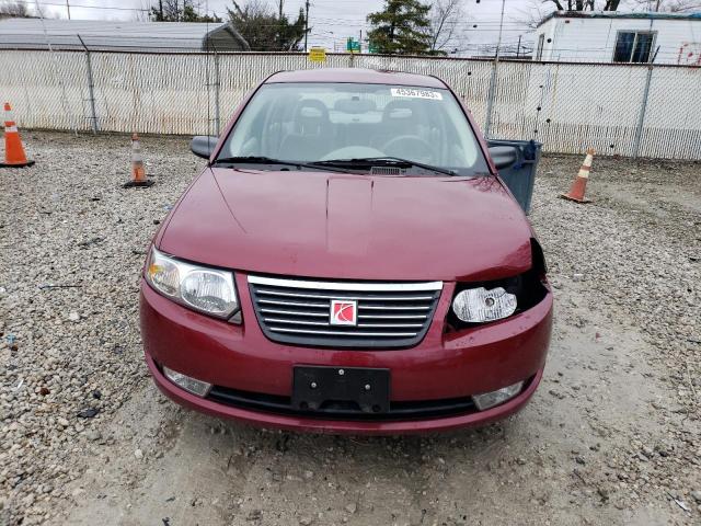 1G8AL55F26Z156738 - 2006 SATURN ION LEVEL 3 BURGUNDY photo 5