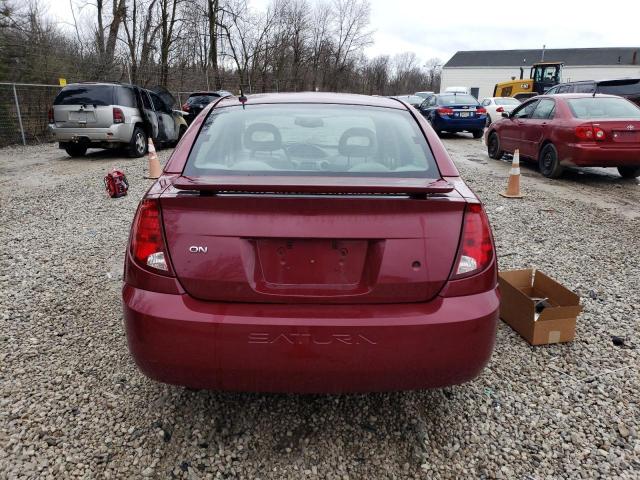 1G8AL55F26Z156738 - 2006 SATURN ION LEVEL 3 BURGUNDY photo 6