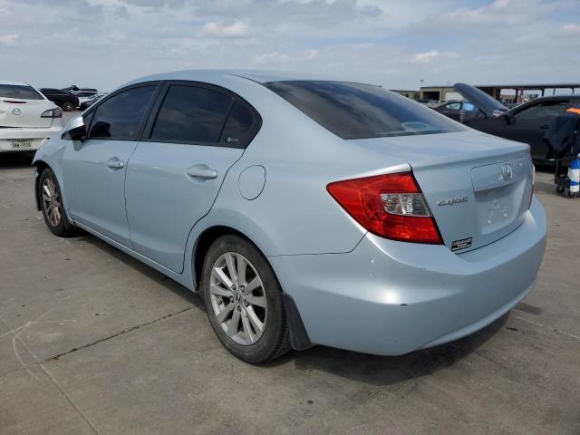 2HGFB2F96CH546115 - 2012 HONDA CIVIC EXL BLUE photo 2