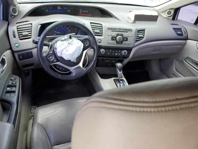 2HGFB2F96CH546115 - 2012 HONDA CIVIC EXL ლურჯი ფოტო 8
