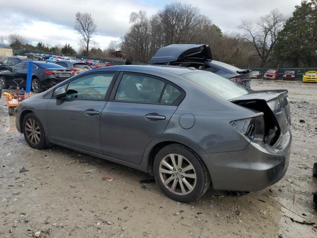 19XFB2F99CE323934 - 2012 HONDA CIVIC EXL ნაცრისფერი ფოტო 2