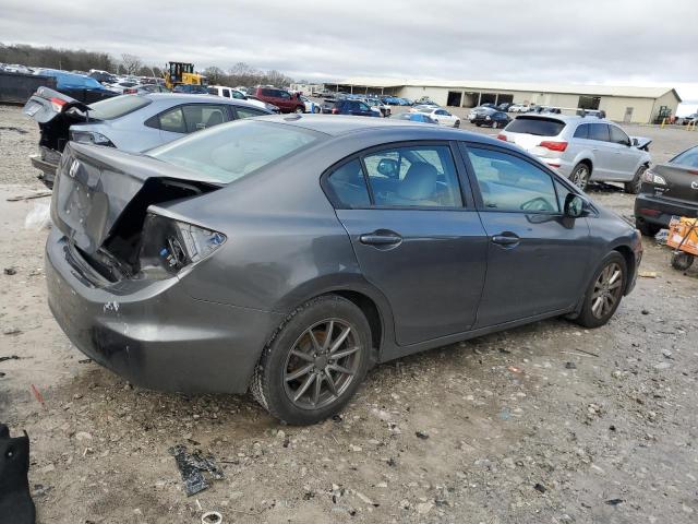 19XFB2F99CE323934 - 2012 HONDA CIVIC EXL ნაცრისფერი ფოტო 3