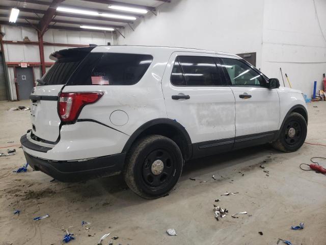 1FM5K8ARXKGA31287 - 2019 FORD EXPLORER POLICE INTERCEPTOR 白色 照片 3