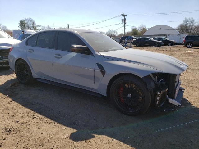 WBS43AY03PFP02719 - 2023 BMW M3 COMPETITION SILVER photo 4