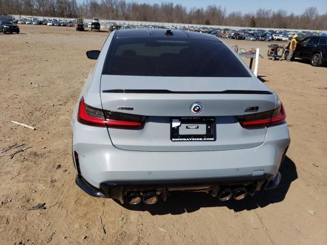 WBS43AY03PFP02719 - 2023 BMW M3 COMPETITION SILVER photo 6