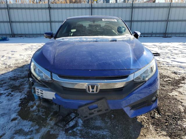 2HGFC3B7XJH350733 - 2018 HONDA CIVIC EXL BLUE photo 5