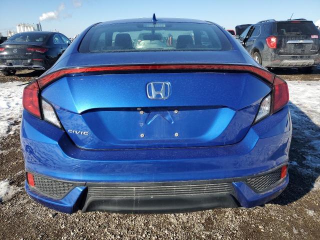 2HGFC3B7XJH350733 - 2018 HONDA CIVIC EXL BLUE photo 6
