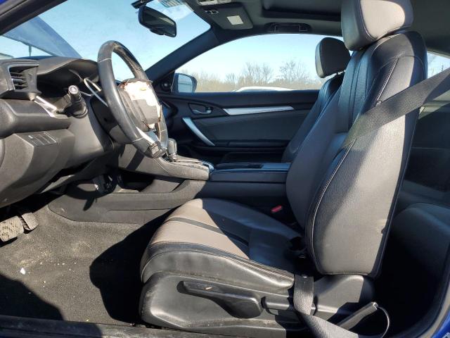 2HGFC3B7XJH350733 - 2018 HONDA CIVIC EXL BLUE photo 7