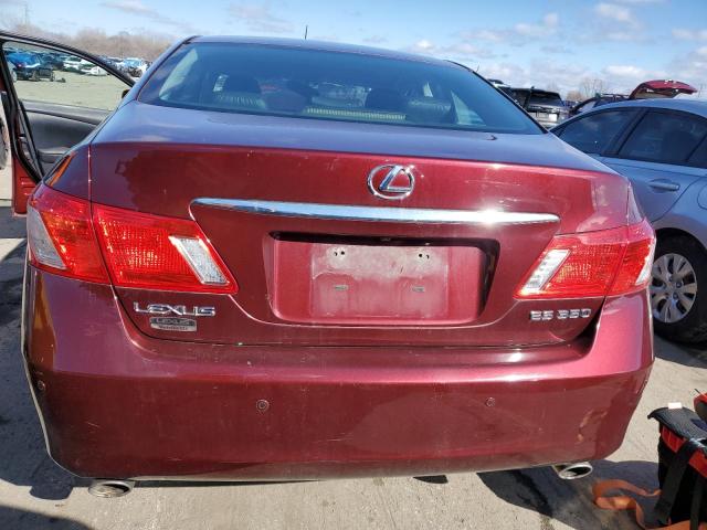 JTHBJ46G272090508 - 2007 LEXUS ES 350 MAROON photo 6