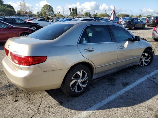 1HGCM66345A044849 - 2005 HONDA ACCORD LX TAN photo 3