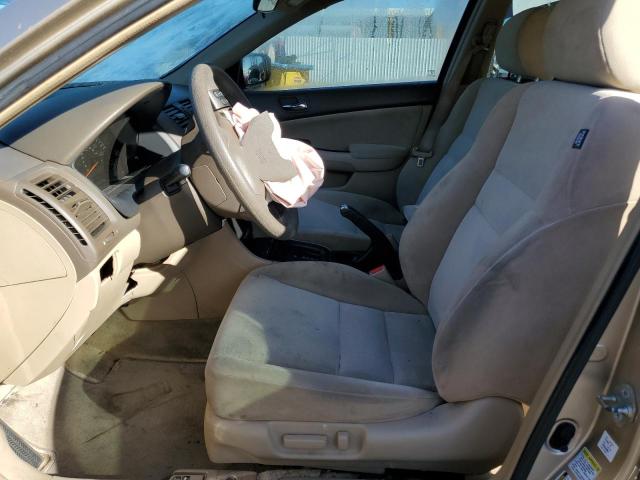 1HGCM66345A044849 - 2005 HONDA ACCORD LX TAN photo 7