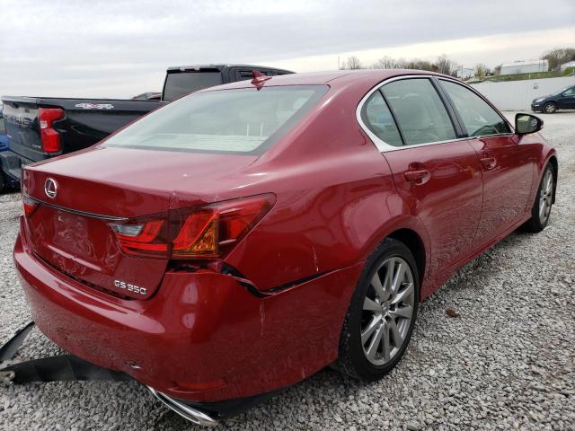 JTHBE1BL7D5004402 - 2013 LEXUS GS 350 MAROON photo 3