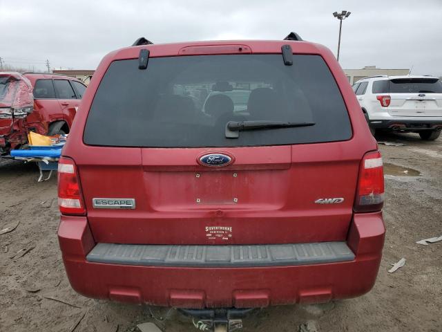 1FMCU94128KA94810 - 2008 FORD ESCAPE LIMITED BURGUNDY photo 6