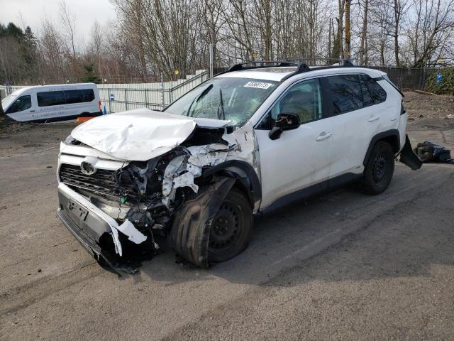 2T3RWRFV8LW071167 - 2020 TOYOTA RAV4 XLE WHITE photo 1